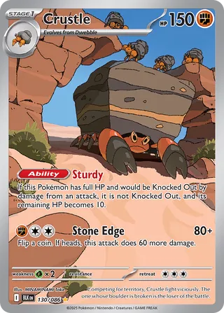 Crustle (Black Bolt 130/086)